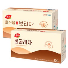 동서 둥굴레차 100T+한잔용보리차100T, 100개, 1.2g