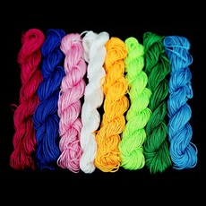칼라 매듭공예 실타래 14색, 은색