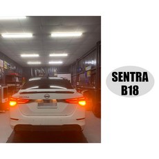傑暘國際車身部品 NISSAN SENTRA B18 20-24年 亮黑刀鋒尾翼，提升運動感與行車穩定性, 1個