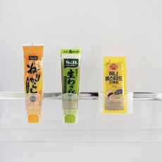 두온 미니 소스 정리함 냉장고 수납 주방수납 튜브거치대 보관함 투명 뚜껑형 양념통선반 영양제, 1세트, 클리어