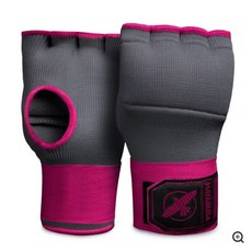 古川小夫 HAYABUSA 隼 拳擊 泰拳 拳套 手綁帶 快速手綁帶 快速綁帶 HAND WRAPS - 灰粉, 1個