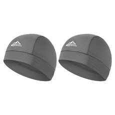 에쉬울프 1+1 자전거모자 스컬캡 쪽모자 두건 싸이클 라이딩 헤어밴드 헬멧 이너캡 모자 비니 조각모, 다크그레이, 1개