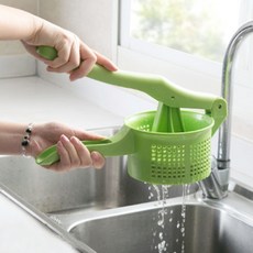 나물 오이지 두부 물기제거 야채 탈수기 짜는기계 [가빈스토어] 나물물기제거 만두속, 1개, 그린