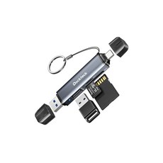 Dockteck 記憶卡讀卡機, 銀灰, 1個, DR0003