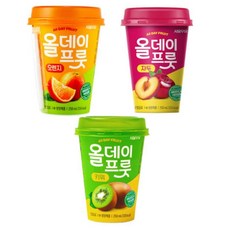 올데이프룻 자두 + 아이스포장, 250ml, 10개