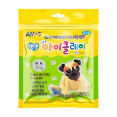 돈스텔 만들기 탱탱아이클레이 110g 연두 1개