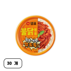 샘표 불닭볶음, 80g, 30개