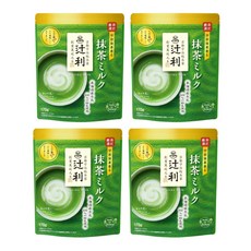 일본 츠지리 말차 밀크 녹차라떼 파우더 170g, 4개
