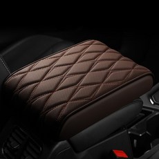 기아 카니발 4세대 KA4 팔걸이 쿠션 콘솔쿠션, 1개, 브라운