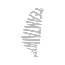 I'M FKW 挺台灣系列 反光貼紙 車貼 機車汽車裝飾貼, 7.Team Taiwan(台灣形狀), 1個