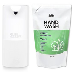 미스터제타 핸드워시 버블 물비누 거품 손 세정제 디스펜서 1개+리필 300mlx1개, 300ml, 1개