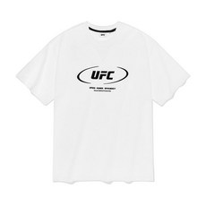 [백화점] UFC SPORT 액티브 빅로고 릴렉스핏 반팔 티셔츠 화이트 U2SSU2306OW 327682