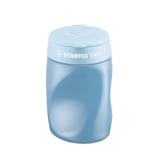 인체 공학적 용기 샤프너 - STABILO EASYsharpener - 3 in 1 - 오른손잡이 - 블루