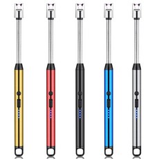 1+1+1+1+1 충전식 각도조절 점화스틱 향초 인센스 전자라이터 (개별포장), 혼합 5개입, 1개