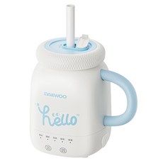 대우 휴대용 전기 온수컵 300ml, D15 화이트