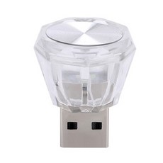 락모터스 차량용 USB무드등 엠비언트 실내등 풋등 조명등 라이트 실내 튜닝 조명 자동차, 핑크, 2개