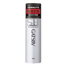 GATSBY 頭髮造型/塑型噴霧系列, 1個, 動畫造型-強黏（銀色）,180g, 180g