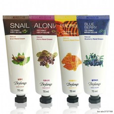 데이랑스 초특가 주름개선 기능성 핸드크림 4종, 1 알로에 핸드크림, 70ml, 1개