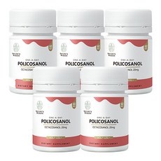 뉴질랜드 네이처스위즈덤 폴리코사놀, 5개, 60정