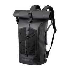 SHIMANO 25 BD-201Y 防水後背包 防水釣魚包 大容量舒適後背 釣魚愛好者首選, 黑 M 145000