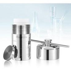 화뉴 50ml PTFE 라이닝 수열 합성 오토클레이브 반응기 200℃ 4Mpa PTFE 라이닝 부식 저항 수열 오토클레이브 반응기 304 스테인리스 스틸 쉘 실험실 수열 공정, 150ml