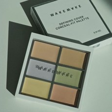 WAKEMAKE 定義遮瑕盤 6色遮瑕膏, 1個, Medium(建議粉底色號22-23-現, Medium(建議粉底色號22-23-現