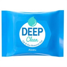 어퓨 딥클린 립앤아이 리무버 패드, 2개, 37g