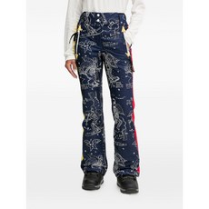 로시놀 X JCC 서브림 프린트 디테일 스키 팬츠