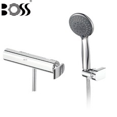 BOSS 台灣製造 D-8867 沐浴龍頭 淋浴龍頭 日本進口陶瓷閥芯 大流量單段蓮蓬頭 無下出水, 1個