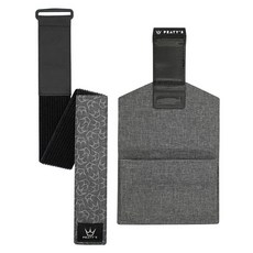 Peaty's Holdfast 트레일 툴 랩 - 매우 안전함 미끄러짐이나 딸랑이 없음 모듈식 디자인 방수 지퍼 파우치 포켓이 있는 보관 프레임 가방 어디에나 적합 M, 회색