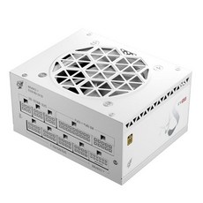 1ST PLAYER SFX-GLD-850W PSU 완전 모듈러 PC SFX 전원 공급 장치-컴퓨터 장치 80 플러스 골드 ATX 3.1/PCI-E 5.1/무소음 FDB 팬, 850W 화이트