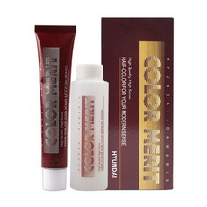 웰코스 현대 다마리스 컬러 메리트 염색약 60g, O8 오렌지색, 1개