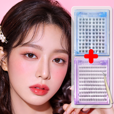 다미 노글루 속눈썹 자연스러운 셀프 연장 투명라인 소프트 내추럴 1+1 대용량, 2개, Soft + Natural