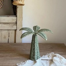 잔디 꽃 장식품 인테리어 스타일 코코넛 나무 조경 사진 소품 선물, 기본, 1. Green