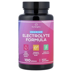 Sunergetic 서너제틱 프리미엄 전해질 캡슐 Electrolyte 100캡슐 2팩, 2개, 100정