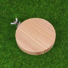 작은 동물 나무 애완 플랫폼 햄스터 마우스 쥐 앵무새 케이지 놀이 연습, 1개, 기본