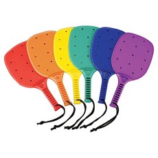 Champion Sports 53.3cm(21인치) 플라스틱 테니스 라켓 세트 다양한 색상, Junior Plastic Paddleball Set