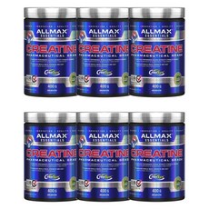 ALLMAX 올맥스 크레아틴 모노하이드레이트 파우더 400g, 6개