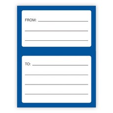 50매입 자가접착 주소라벨 택배 박스 봉투 배송용 스티커 블루(50개/포장), 50개, 50개