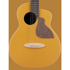 烏克時代 Anuenue MC面單板彩色旅行吉他，五款配色可選，兒童音樂啟蒙玩具, MC10-GG黃, 1個