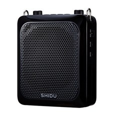 SHIDU SD-S516 無線擴音機，支援手持與頭戴式麥克風, 1個, 耳掛式頭戴, 黑, sd516