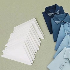 카라 유지 스티커 20매 손상방지 깃 고정 구김 셔츠1(개) 5441 EA