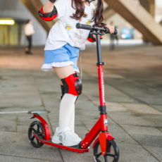 켈리앤스테판 마스터미니킥보드 어린이 유아 초등학생 킥보드 두발 수동 컬러풀 스페셜, 샤인레드, 1개