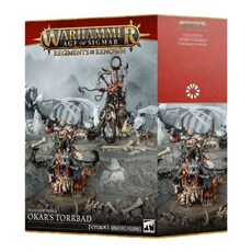 WARHAMMER AGE OF SIGMAR Regiment of Renown: Ogor Mawtribes - Okar's Torrbad 歐卡的托爾巴德 模型, 1個