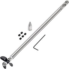 모형선 4mm 3 스테인리스 구동축 L250mm D36mm 프로펠러 17mm L200mm 어셈블리, 샤프트길이10CMECHATRONICS슬리브05CM, 2 30mm 모터축 커플링