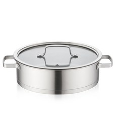 [청년주방] 인덕션 스텐냄비, 1개, 전골, 24cm