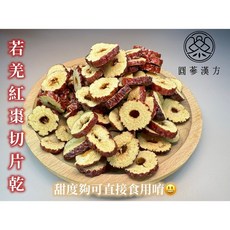 圓蔘漢方 若羌紅棗切片乾 養生零食, 1個, 若羌乾燥紅棗切片600克