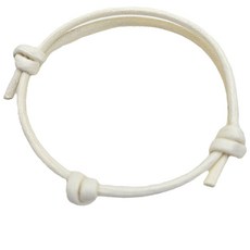 끈별도 올데이심플 강아지 고양이 목걸이줄, 1개, 30.아이보리