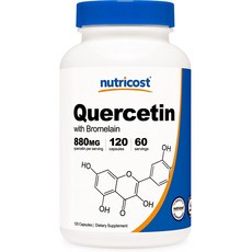 뉴트리코스트 케르세틴 800mg 캡슐, 1개, 120정