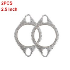 울트라 도장 자동차 배기 개스킷 인치 구멍 흡기 튜브 다운파이프, 2 5inch, 1개